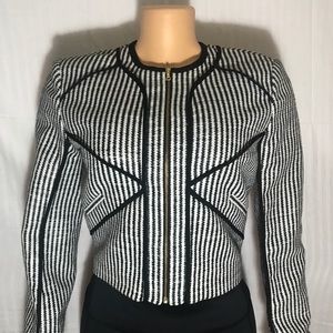 Sass & Bide - White & black Suit Jacket